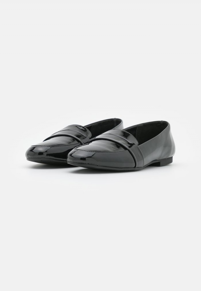 Anna Field Hot Sale Slip-Ons Lave Sko Dame Svarte | NO-PEUQV-0745