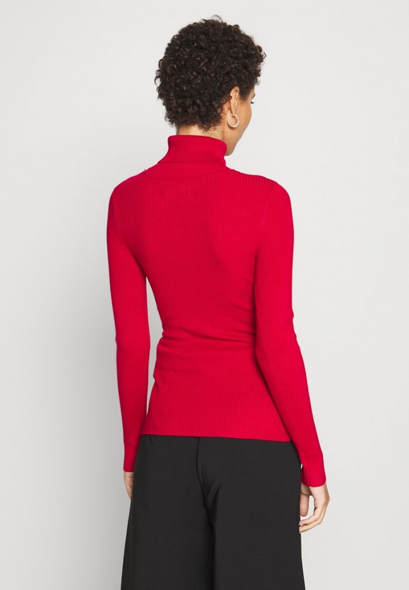 Anna Field Hot Sale Turtle Neck Jumper Pullover Dame Rød | NO-MTREX-7603