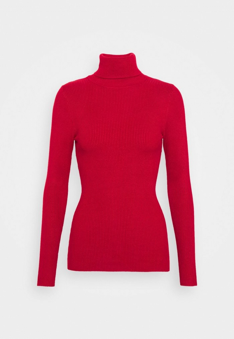 Anna Field Hot Sale Turtle Neck Jumper Pullover Dame Rød | NO-MTREX-7603