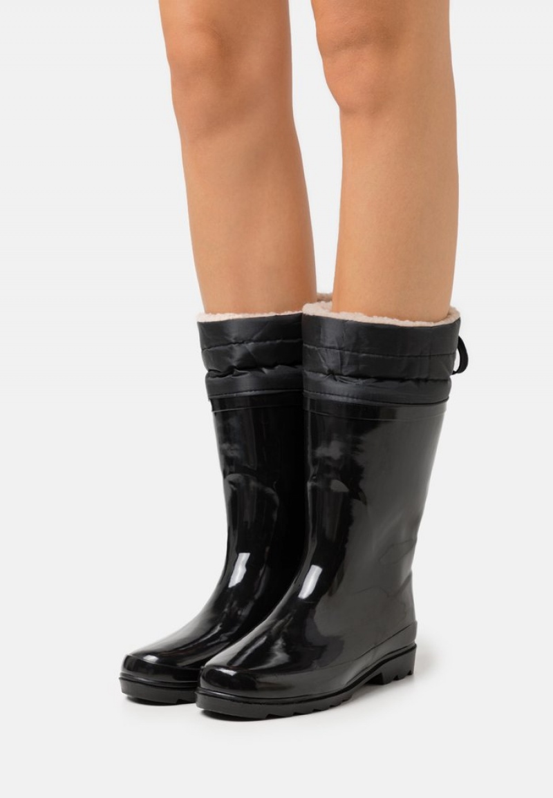 Anna Field Hot Sale Wellies Støvler Dame Svarte | NO-SHLGK-1925