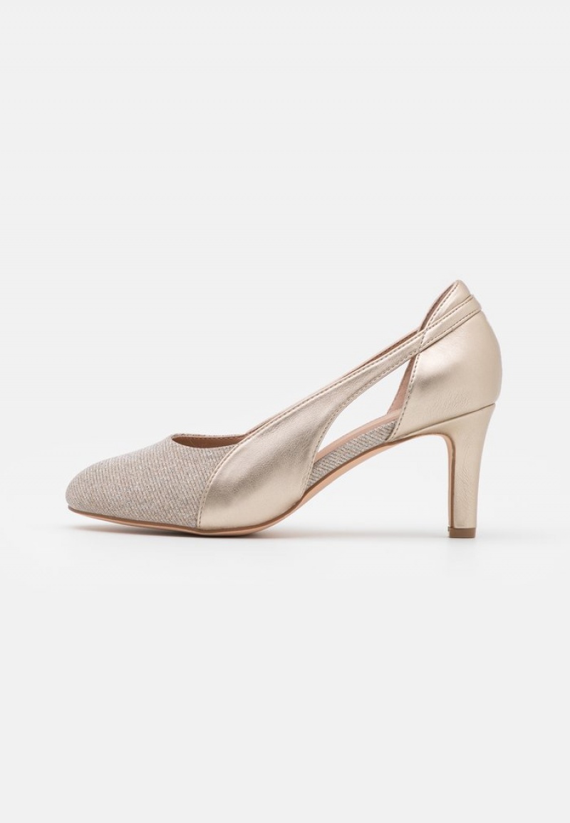 Anna Field New Classic Heels Pumps Dame Gull | NO-THQFA-3479