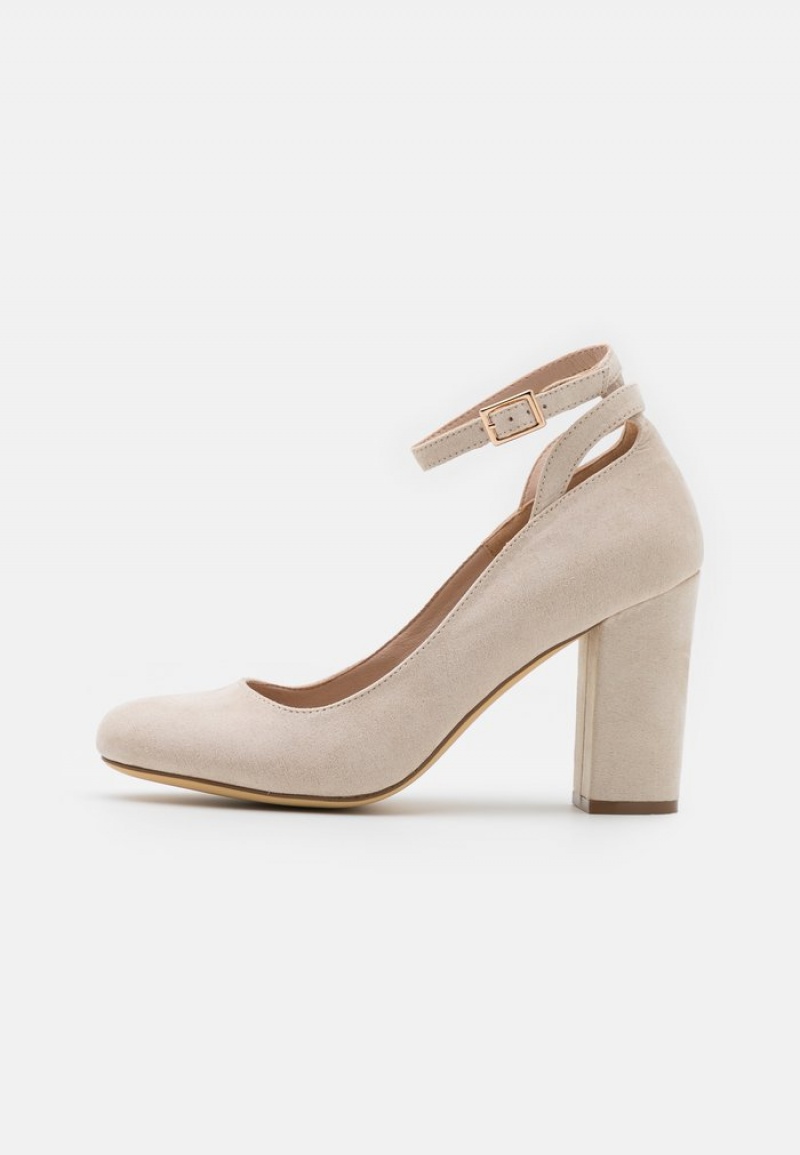 Anna Field New Classic Heels Pumps Dame Grå Brune | NO-IUFOX-4209