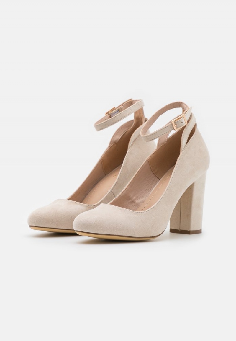 Anna Field New Classic Heels Pumps Dame Grå Brune | NO-IUFOX-4209