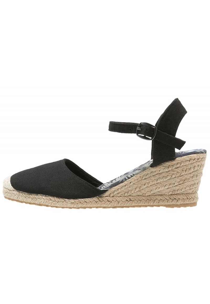 Anna Field New Espadrilles Sandaler Dame Svarte | NO-AWFKV-2795