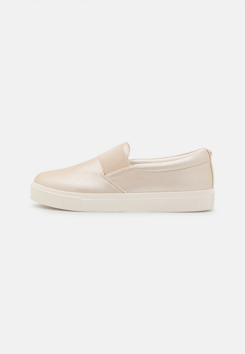 Anna Field New Komfort Slip-Ons Lave Sko Dame Gull | NO-TEWHP-1560