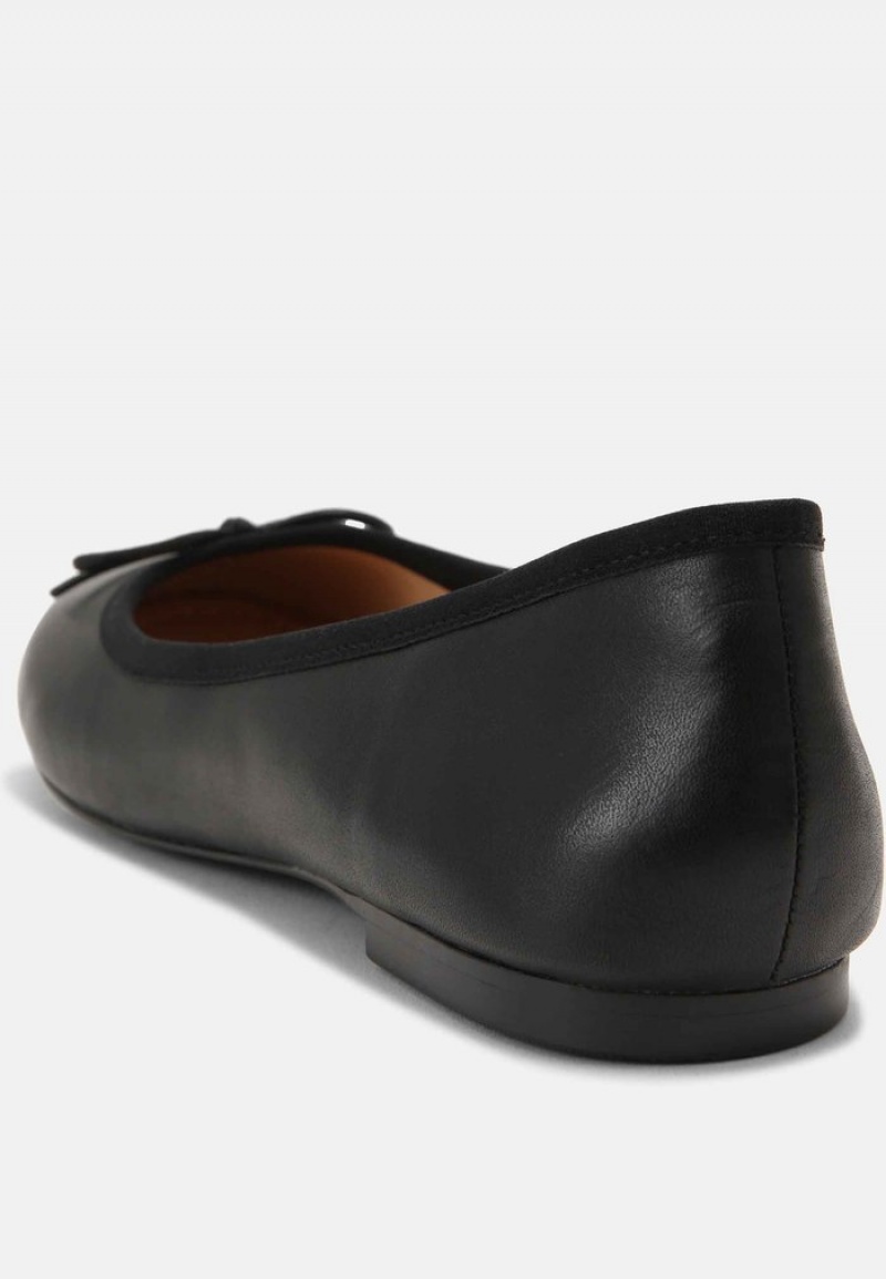 Anna Field New Leather Ballet Pumps Ballerinasko Dame Svarte | NO-ICGXF-2761