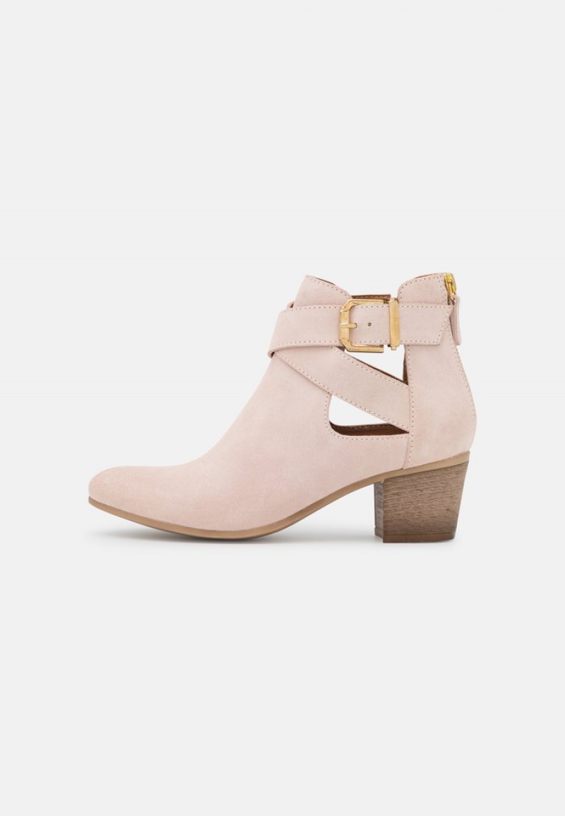 Anna Field New Leather Støvletter Dame Beige | NO-WSMYE-9654