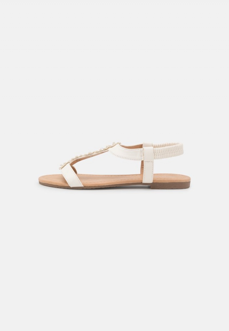 Anna Field New Sandaler Dame Hvite | NO-SOKMV-2456