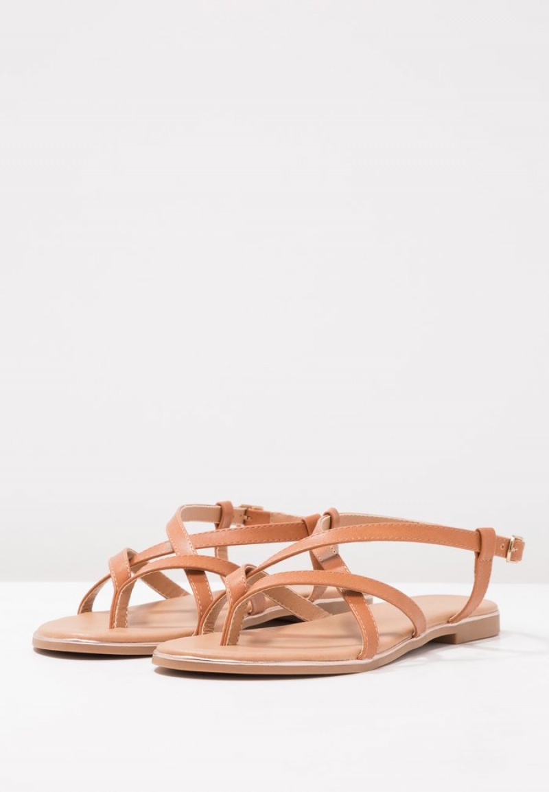 Anna Field New T-Bar Sandaler Dame Brune | NO-IYZTX-0654