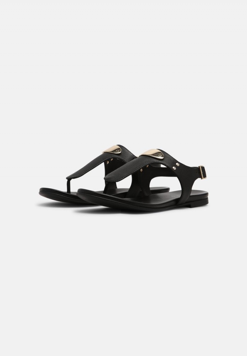 Anna Field New T-Bar Sandaler Dame Svarte | NO-COVFL-2674