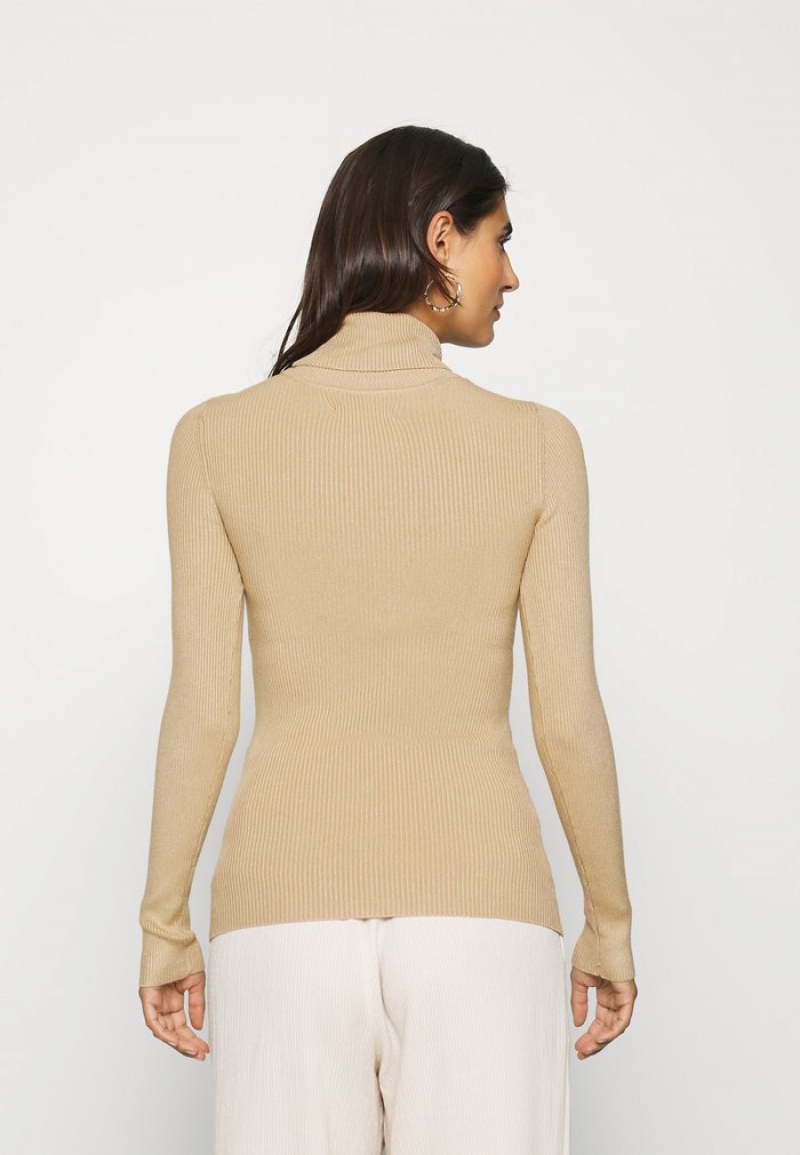 Anna Field New Turtle Neck Jumper Pullover Dame Brune | NO-NOGPS-9816