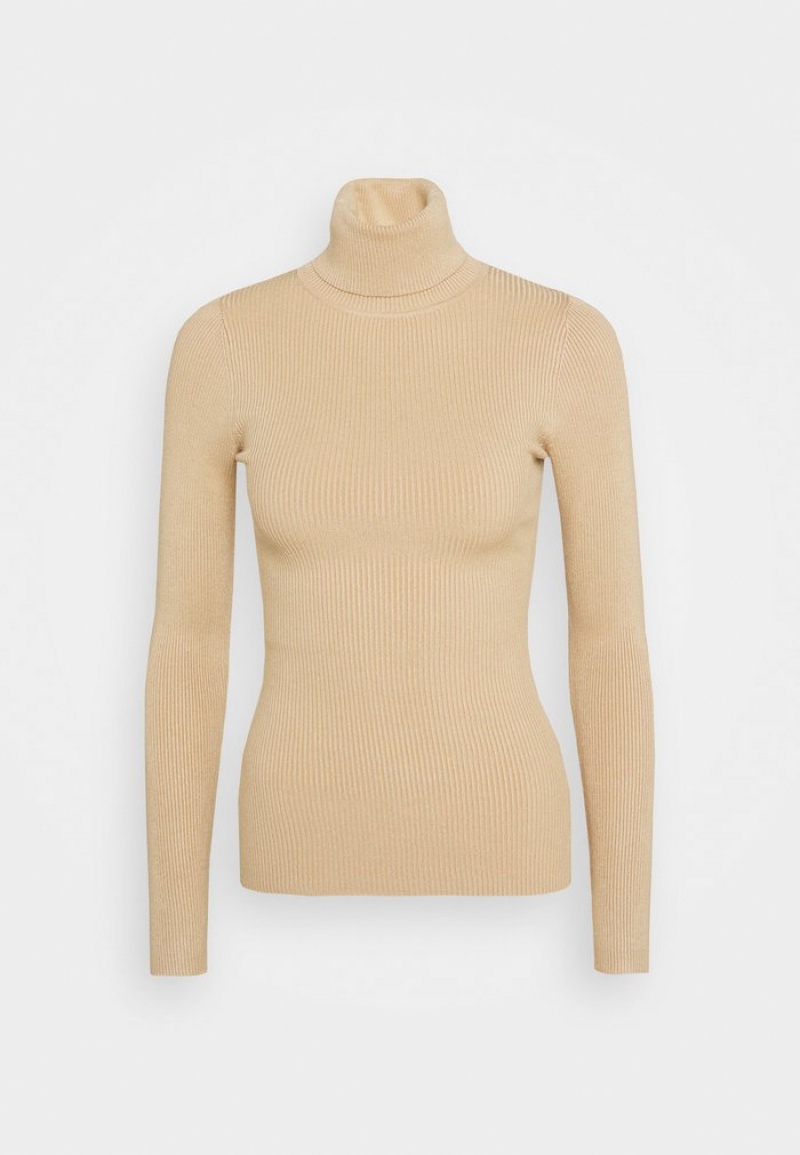 Anna Field New Turtle Neck Jumper Pullover Dame Brune | NO-NOGPS-9816