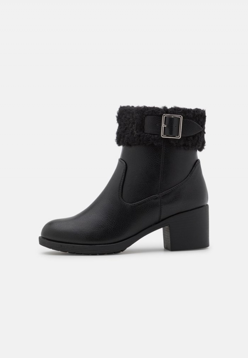 Anna Field New Vinter Booties Classic Vinterstøvler Dame Svarte | NO-YFQIK-2850