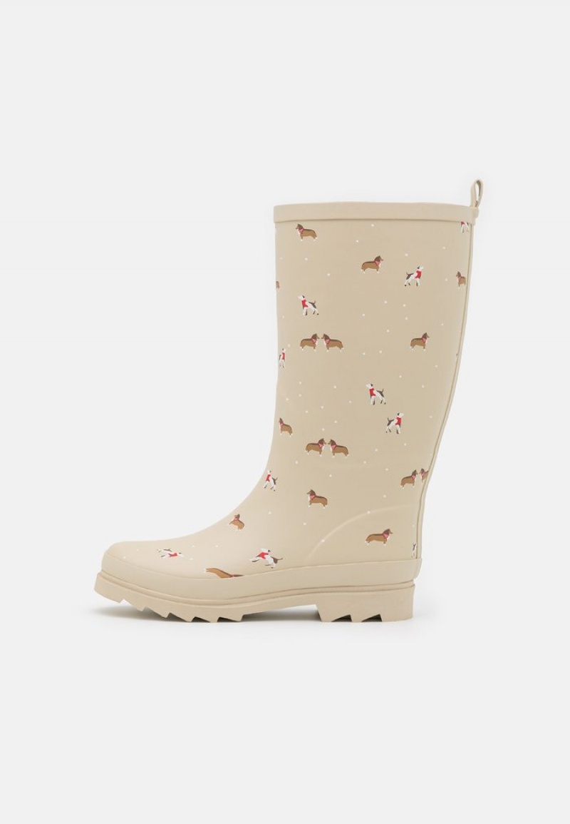 Anna Field New Wellies Støvler Dame Beige | NO-SARXW-2407