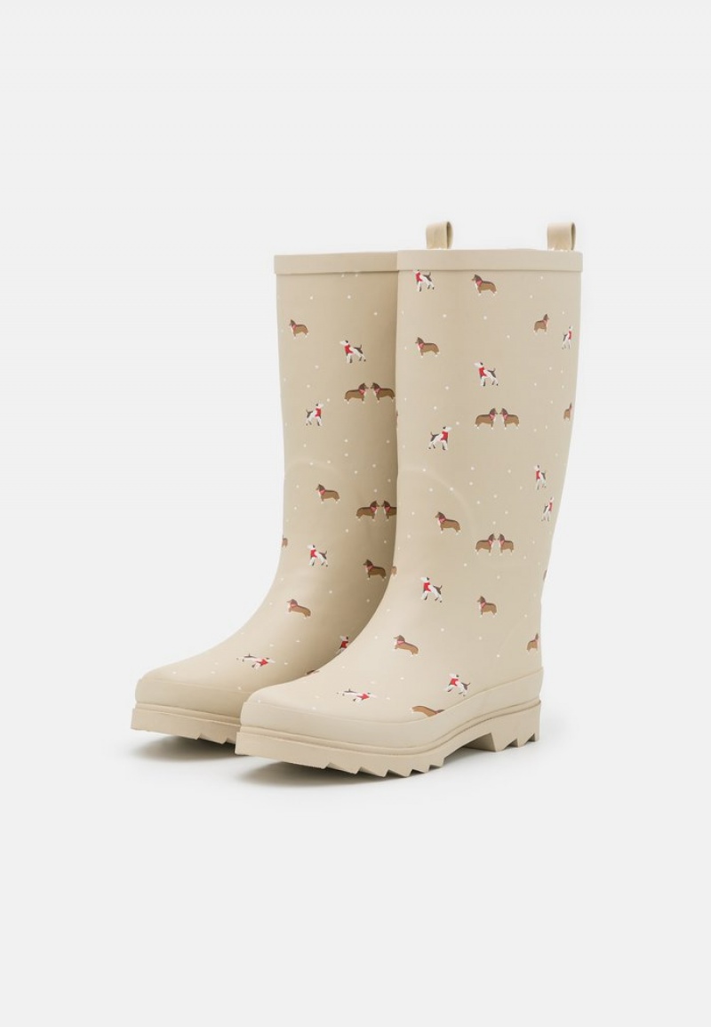 Anna Field New Wellies Støvler Dame Beige | NO-SARXW-2407