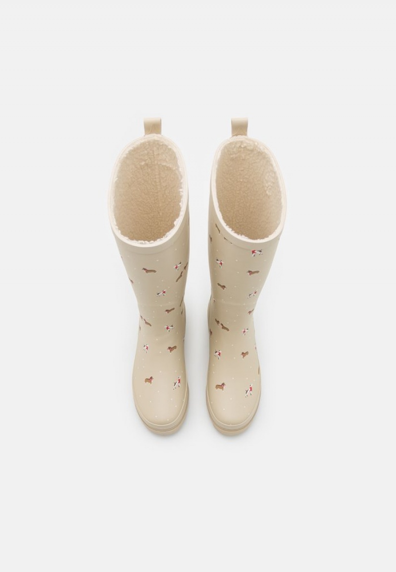 Anna Field New Wellies Støvler Dame Beige | NO-SARXW-2407