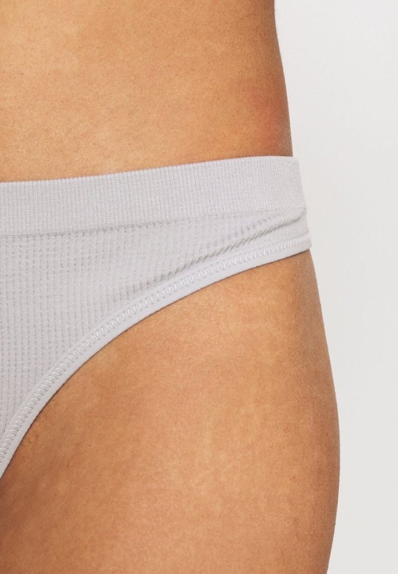 Anna Field Outlet 3 Pack Seamless Thong Dame Grå | NO-JBDMQ-6791