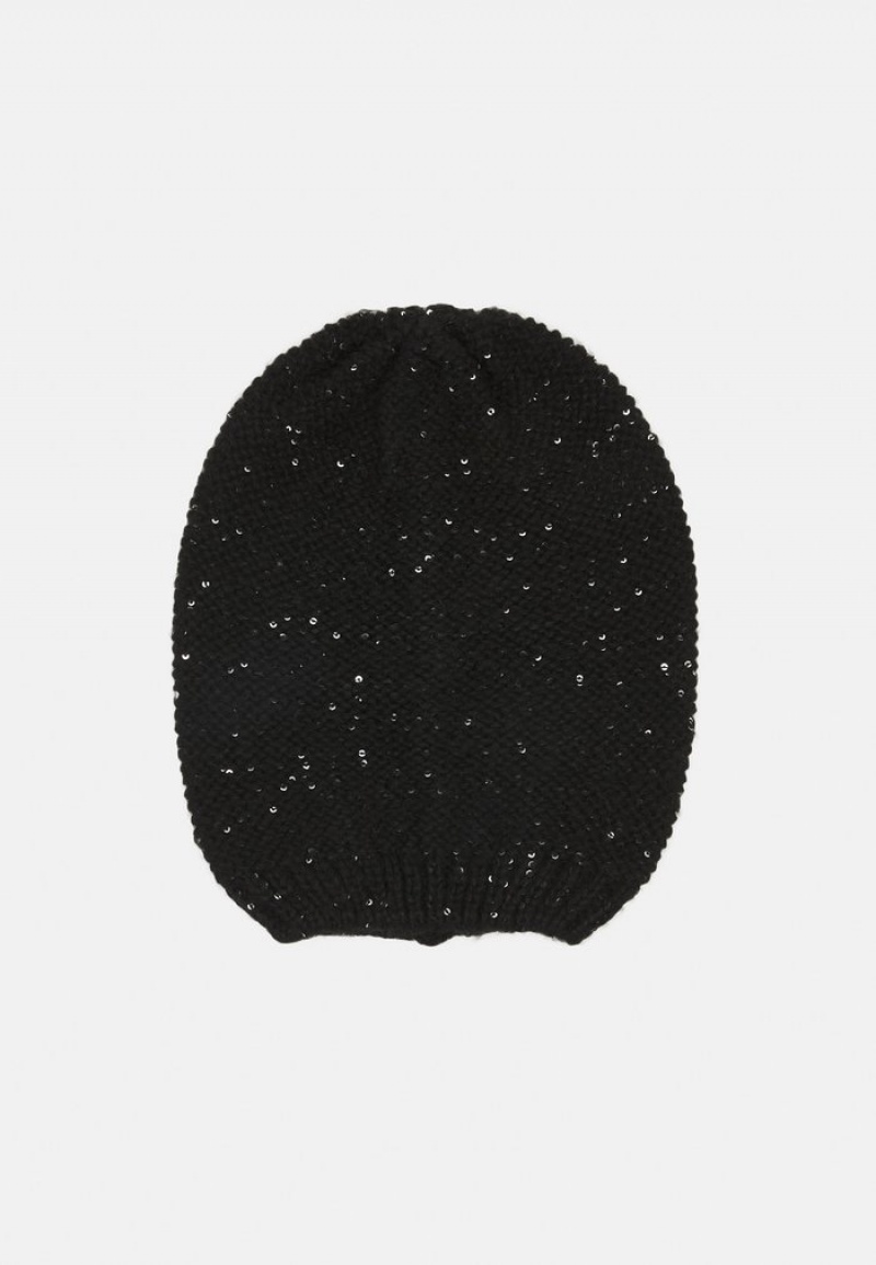 Anna Field Outlet Beanie Dame Svarte | NO-YATSJ-6843