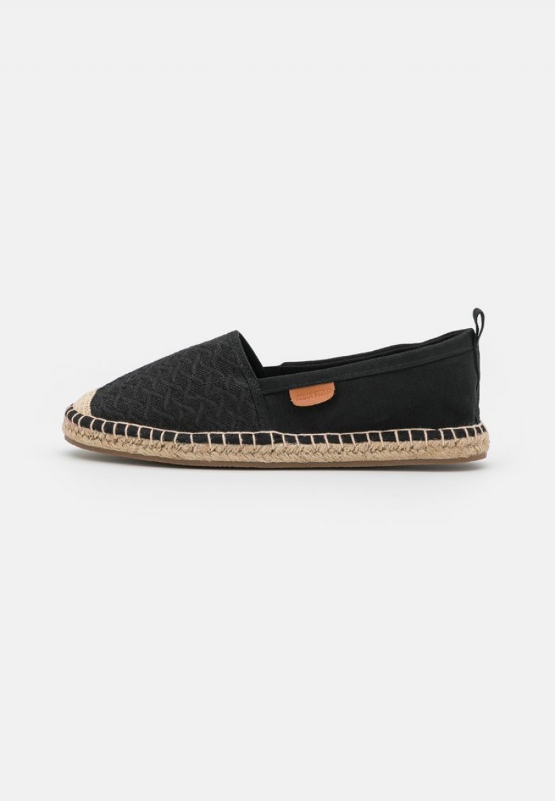 Anna Field Outlet Espadrilles Lave Sko Dame Svarte | NO-DNRBL-0245