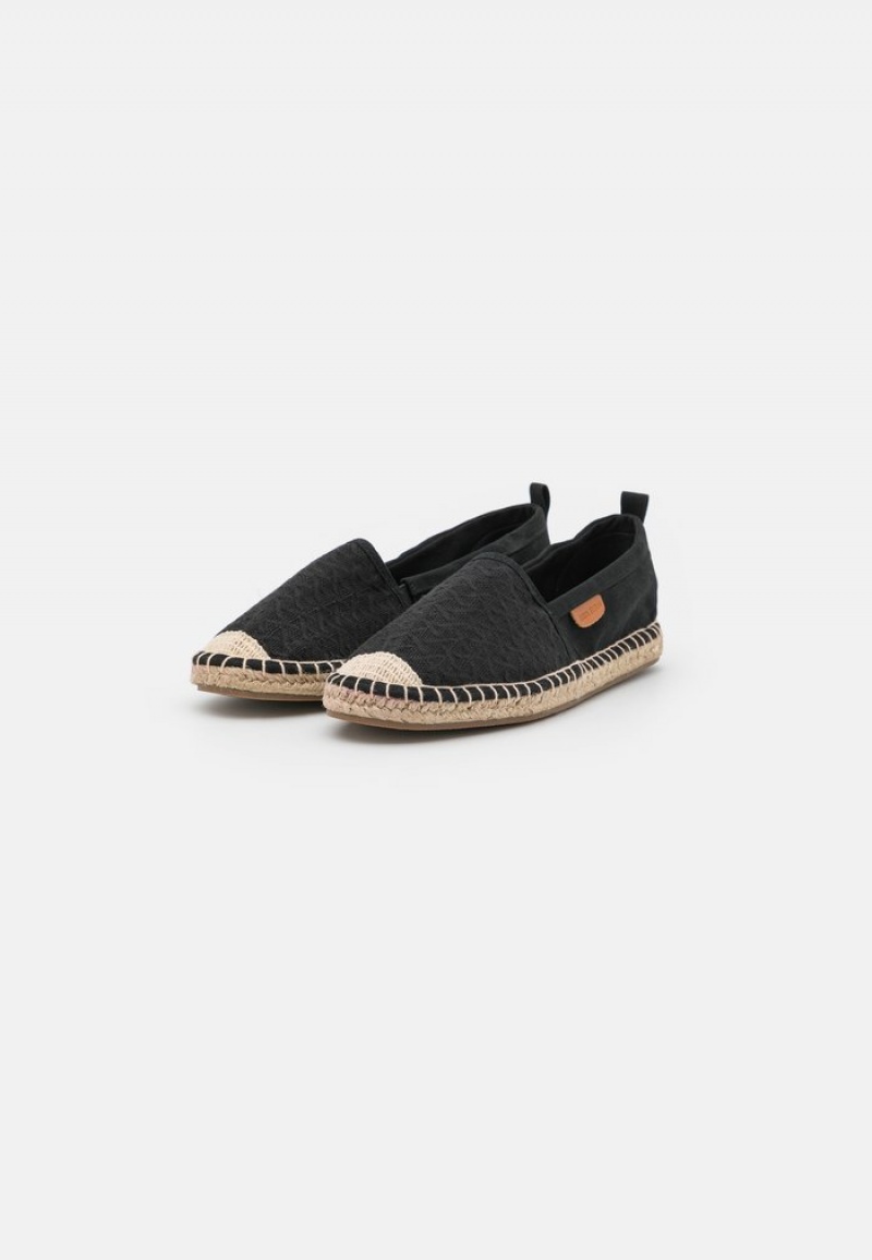 Anna Field Outlet Espadrilles Lave Sko Dame Svarte | NO-DNRBL-0245