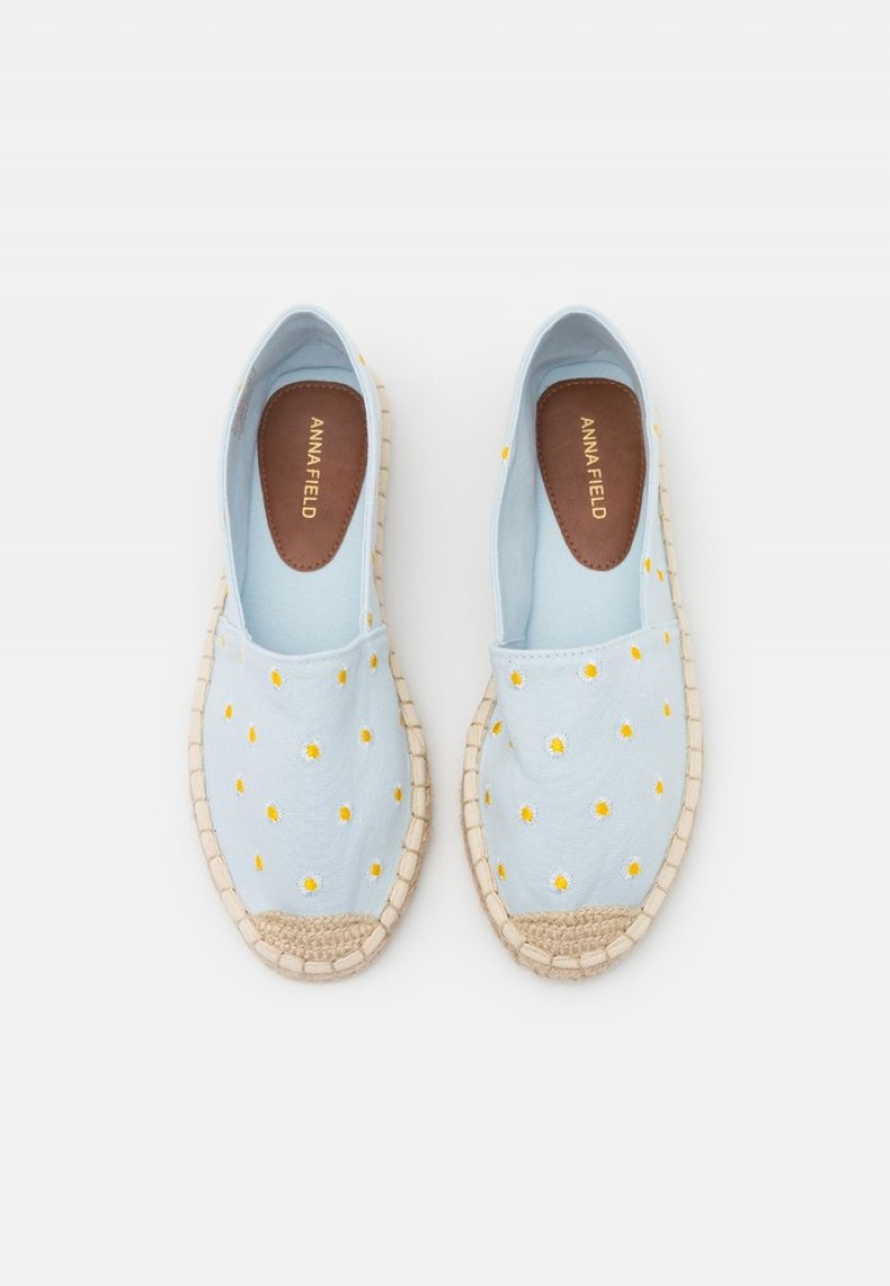 Anna Field Outlet Espadrilles Lave Sko Dame Lyse Blå | NO-LNACE-2903