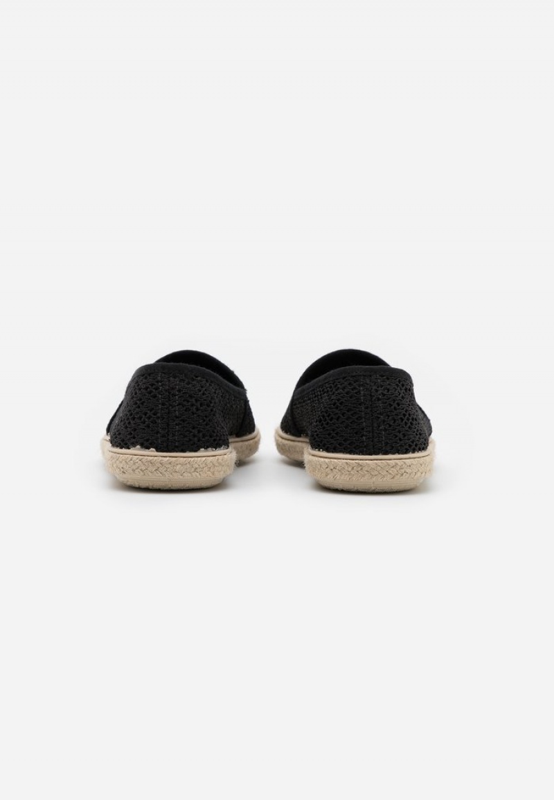 Anna Field Outlet Espadrilles Lave Sko Dame Svarte | NO-IMDBU-0247