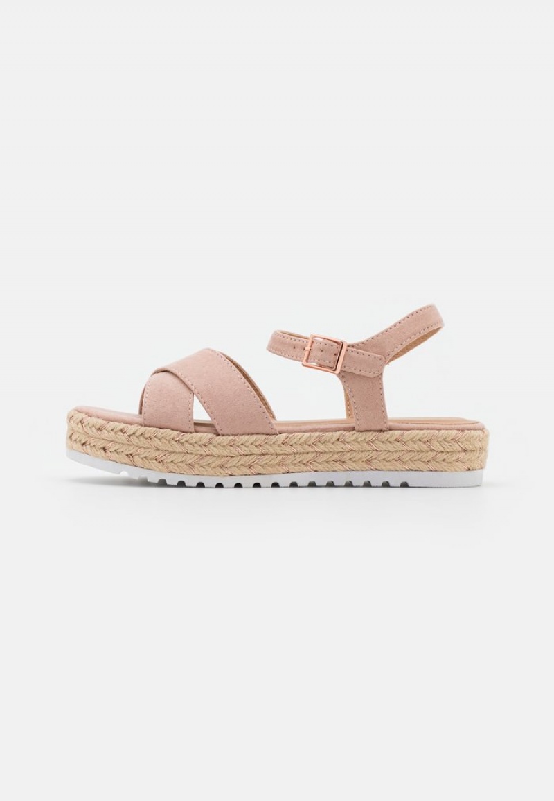 Anna Field Outlet Espadrilles Sandaler Dame Lyse Rosa | NO-FEZIG-2819