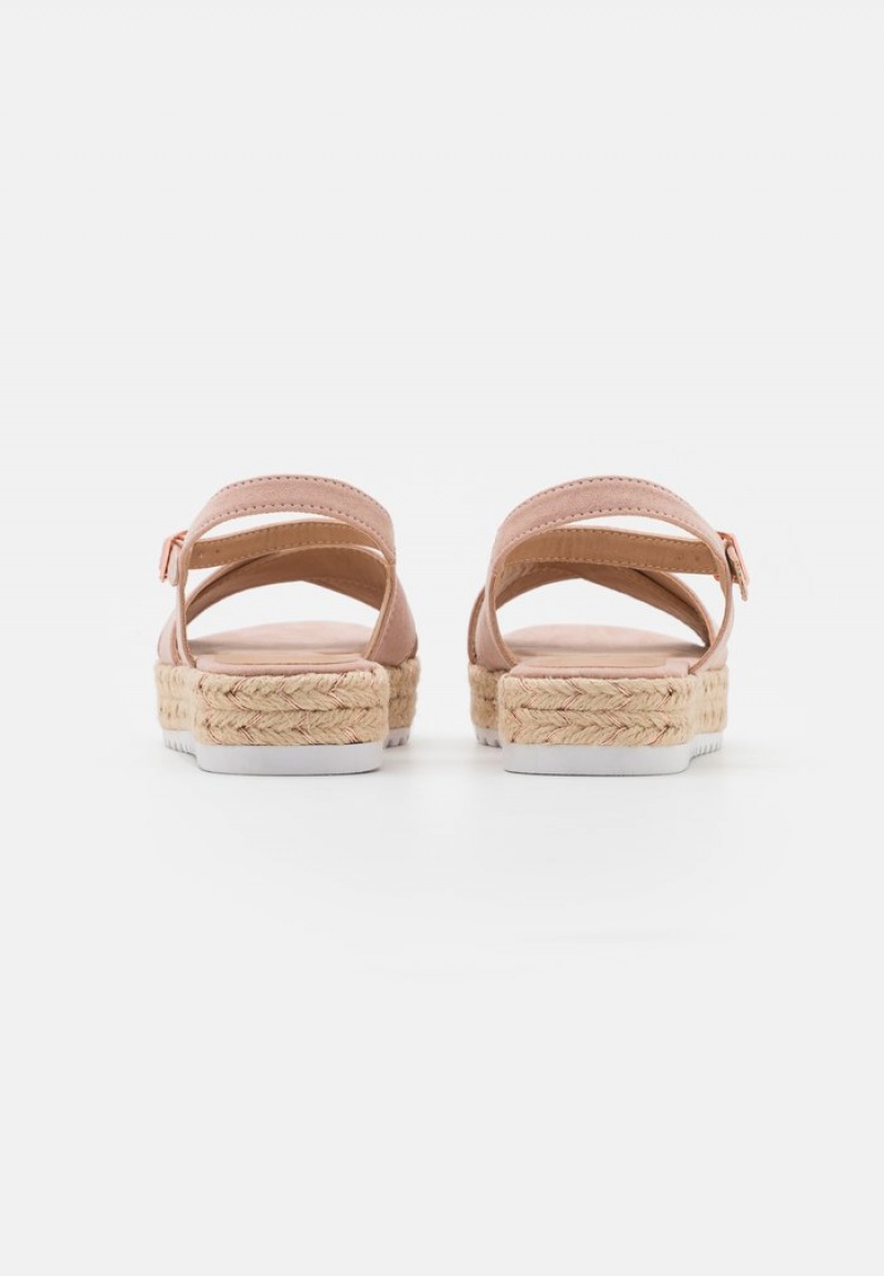 Anna Field Outlet Espadrilles Sandaler Dame Lyse Rosa | NO-FEZIG-2819