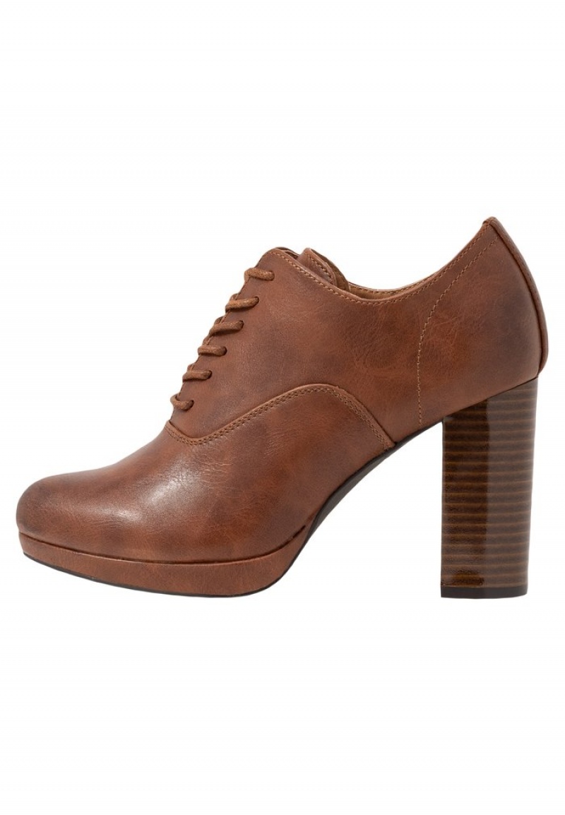 Anna Field Outlet High Hælene Ankle Boots Pumps Dame Brune | NO-BOQCE-7564