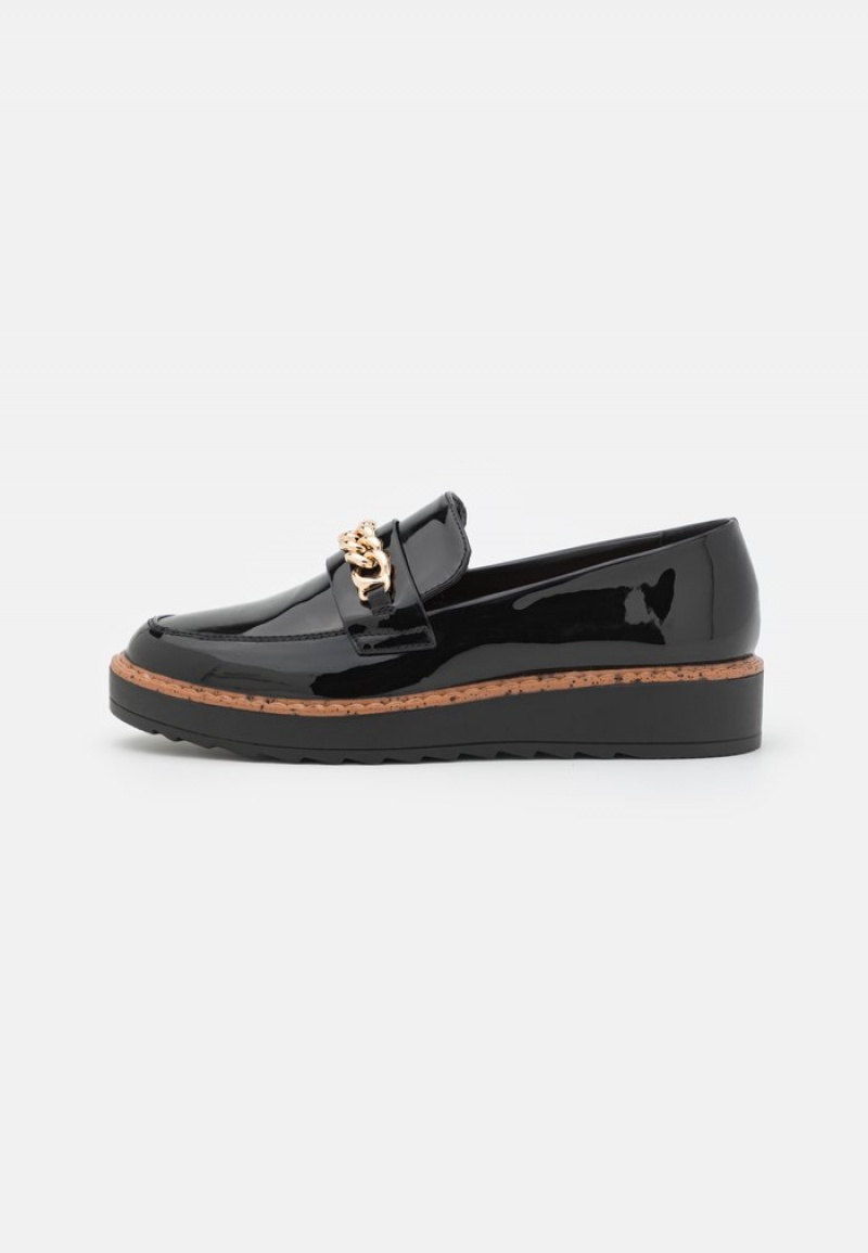 Anna Field Outlet Komfort Slip-Ons Lave Sko Dame Svarte | NO-QPZIN-9780