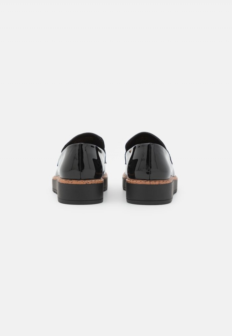 Anna Field Outlet Komfort Slip-Ons Lave Sko Dame Svarte | NO-QPZIN-9780