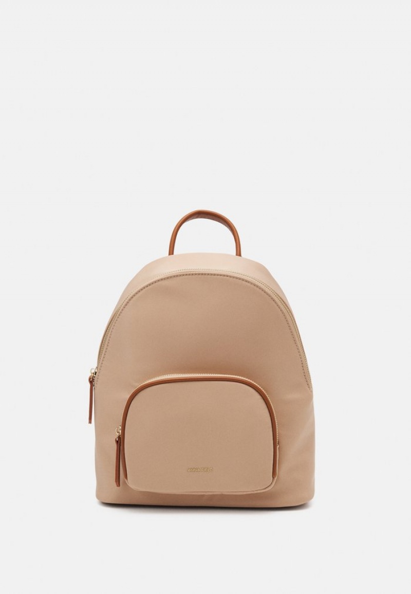 Anna Field Outlet Rucksack Ryggsekk Dame Beige | NO-JWHAE-0947