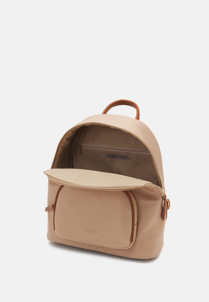 Anna Field Outlet Rucksack Ryggsekk Dame Beige | NO-JWHAE-0947