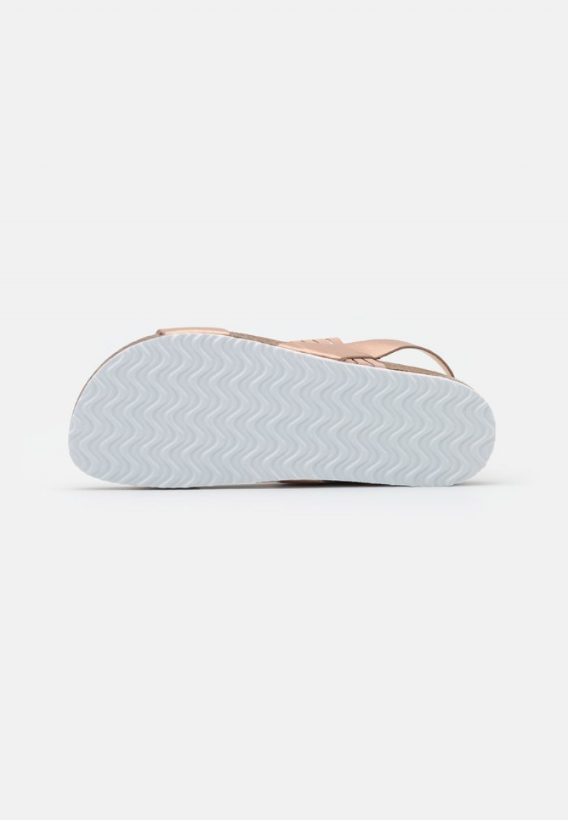 Anna Field Outlet Sandaler Dame Rosa Gull | NO-YHSQR-4395