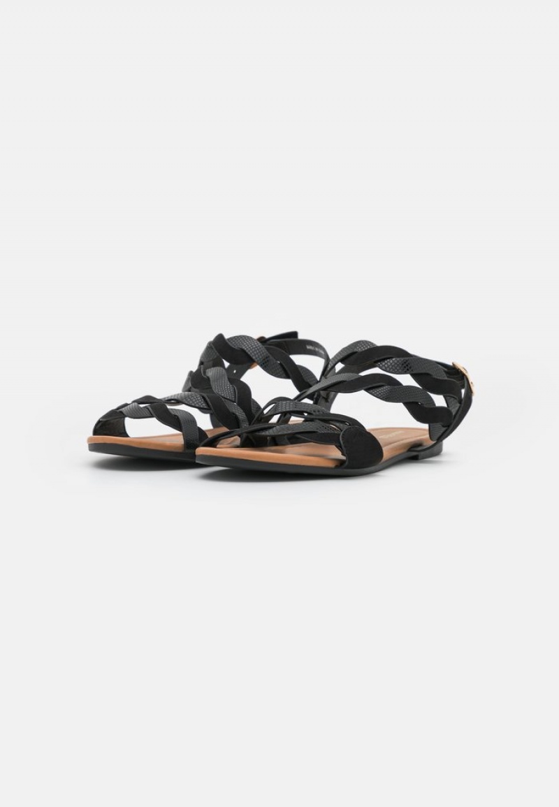 Anna Field Outlet Sandaler Dame Svarte | NO-NHDKT-5063