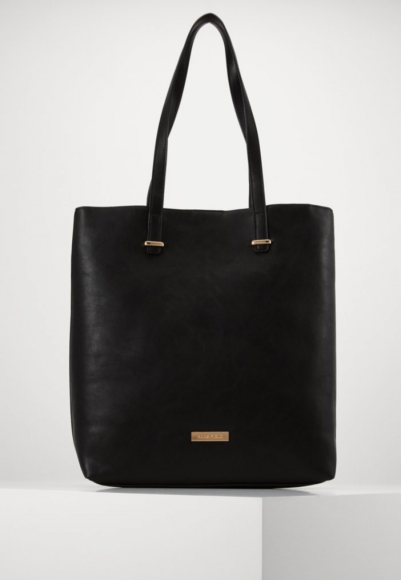 Anna Field Outlet Tote Veske Dame Svarte | NO-ZVEHQ-9542