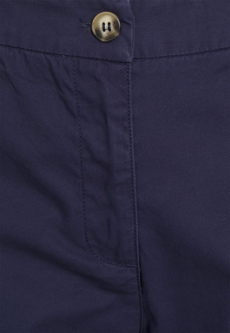 Anna Field Outlet Vanlige Washed Chino Bukser Dame Mørke Blå | NO-YVNHE-2853