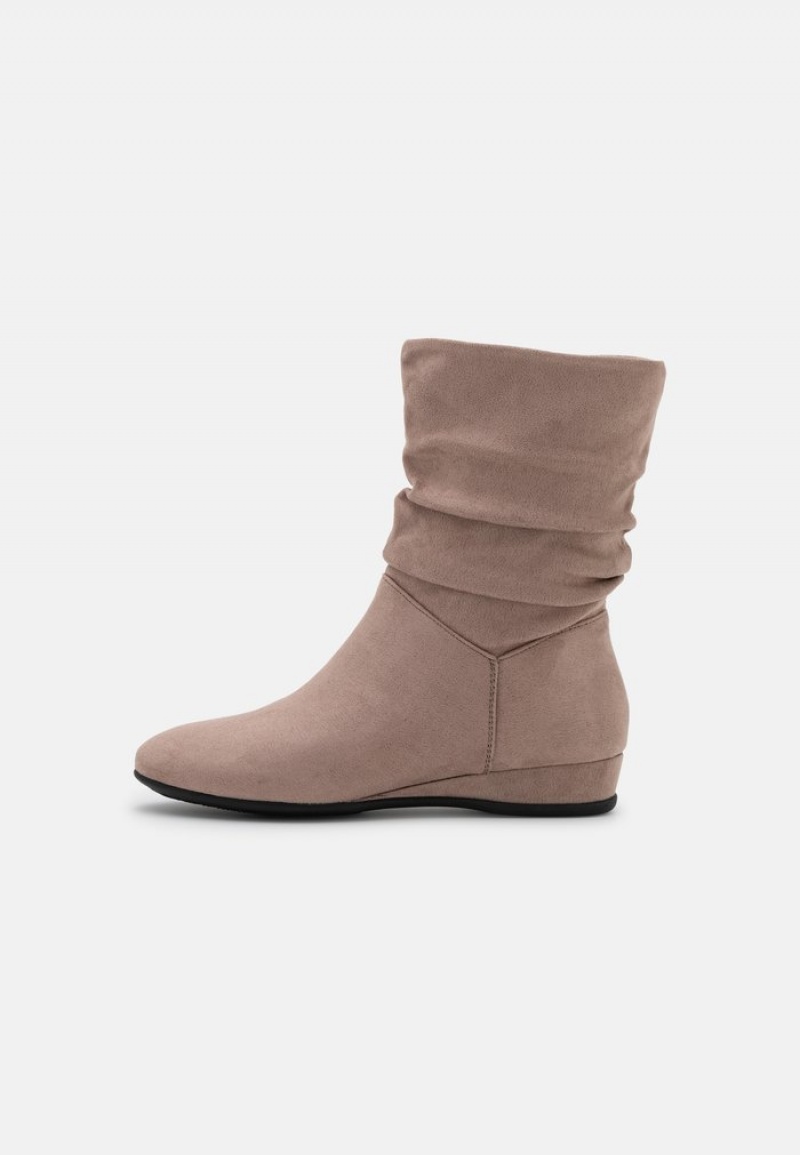 Anna Field Outlet Wedge Støvletter Dame Grå Brune | NO-CUPRY-6290