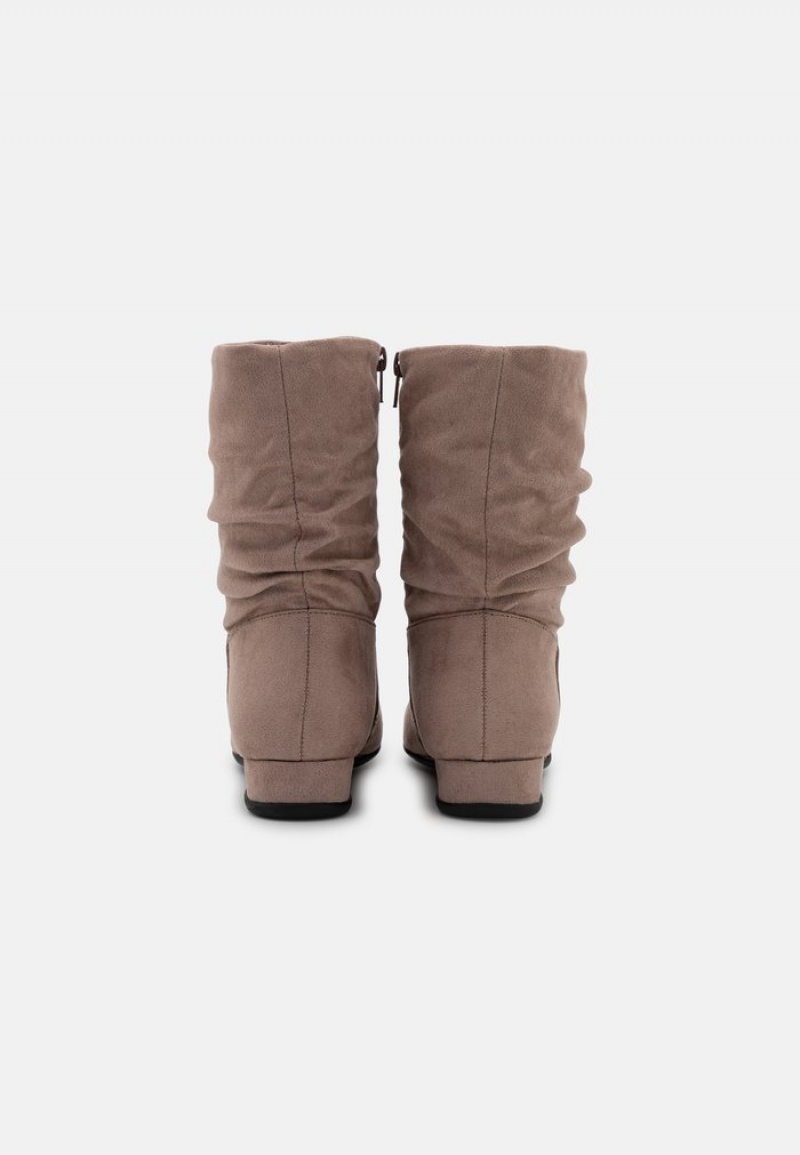 Anna Field Outlet Wedge Støvletter Dame Grå Brune | NO-CUPRY-6290