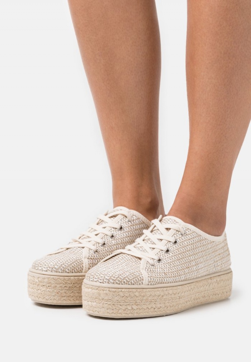 Anna Field Promo Espadrilles Lave Sko Dame Gull | NO-DJLRZ-7154