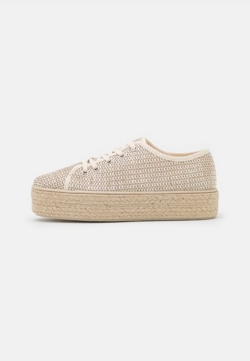 Anna Field Promo Espadrilles Lave Sko Dame Gull | NO-DJLRZ-7154