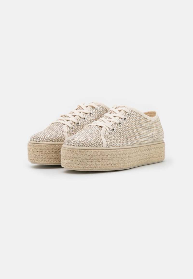 Anna Field Promo Espadrilles Lave Sko Dame Gull | NO-DJLRZ-7154