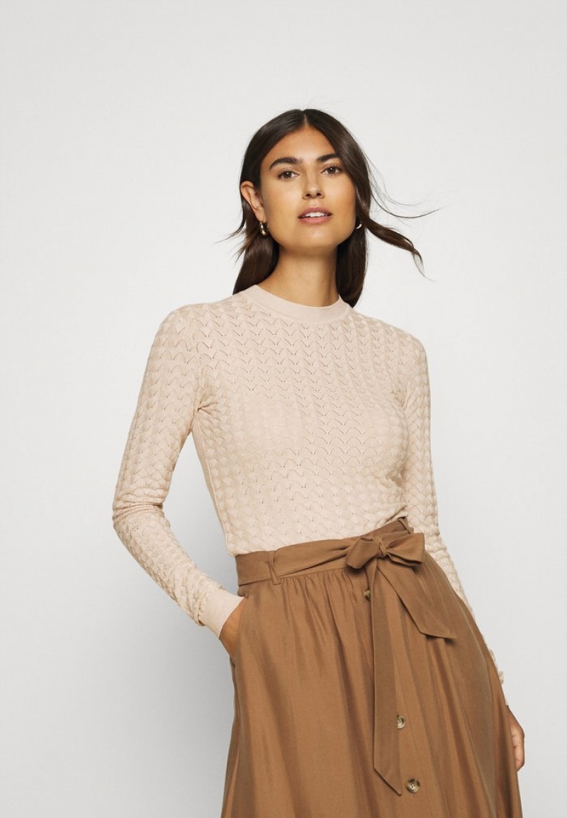 Anna Field Promo Jumper Pullover Dame Brune | NO-RFEVU-0591