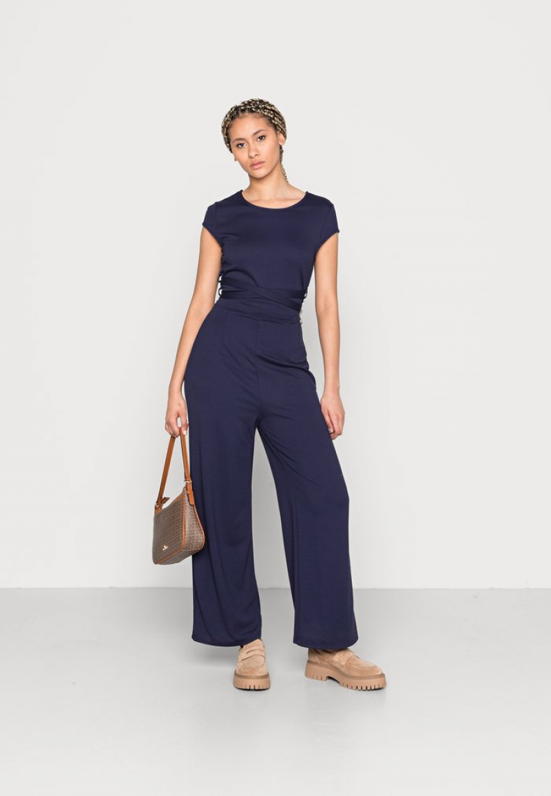 Anna Field Promo Jumpsuit Dame Mørke Blå | NO-MACYO-4782