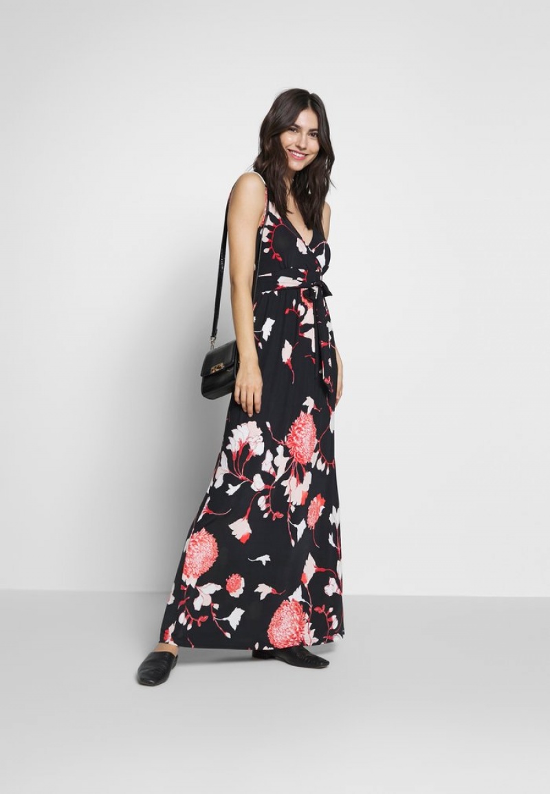 Anna Field Promo Maxi Kjole Dame Svarte | NO-DQMCZ-6235