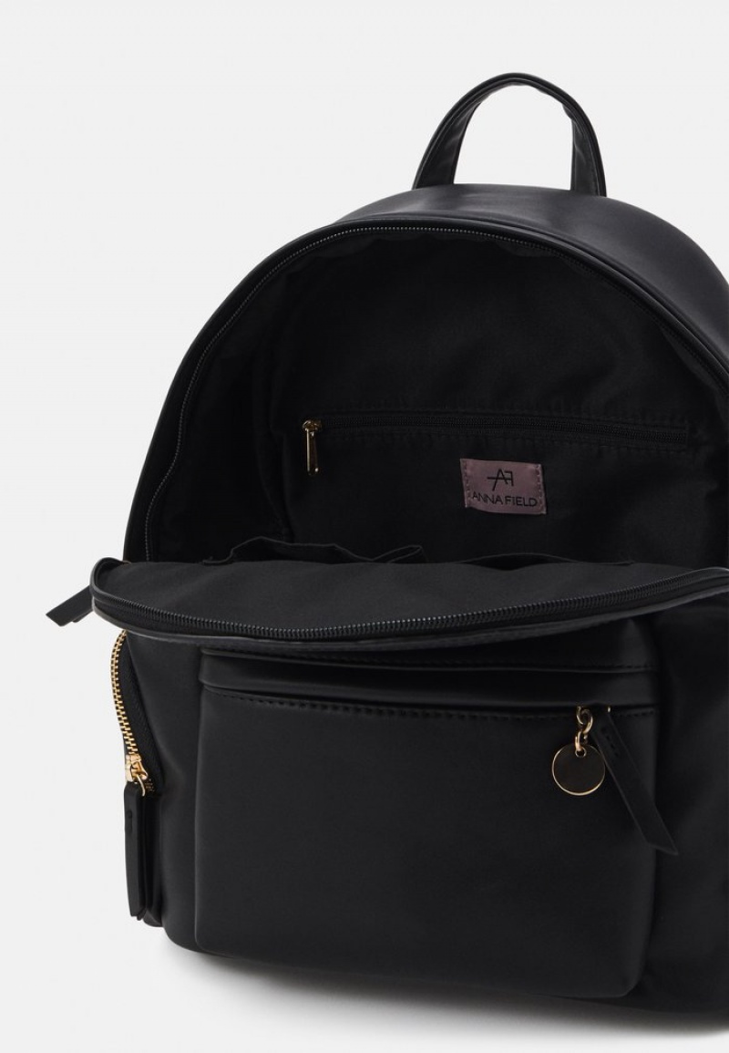 Anna Field Promo Rucksack Ryggsekk Dame Svarte | NO-OPKVY-4230