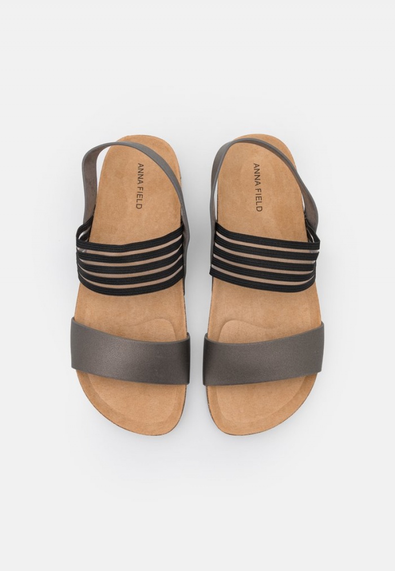 Anna Field Promo Sandaler Dame Grå | NO-NTBGM-2843