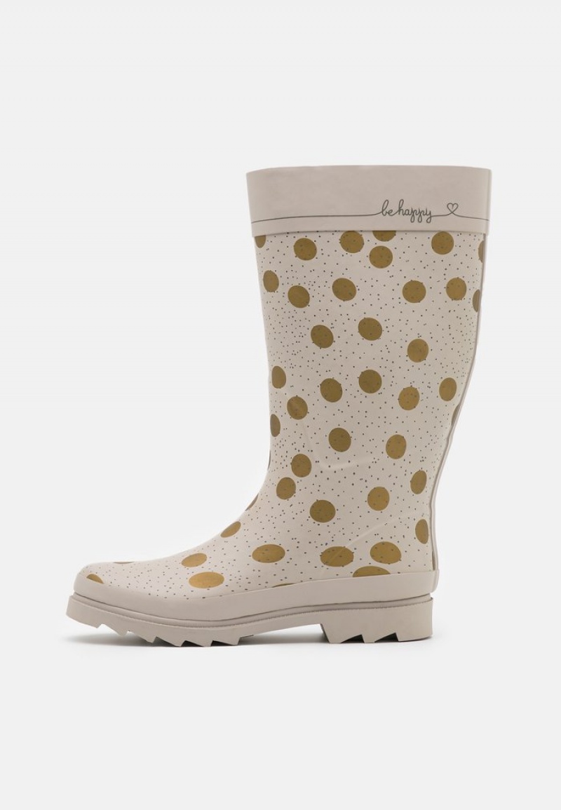 Anna Field Promo Wellies Støvler Dame Beige | NO-ZEJVD-5891