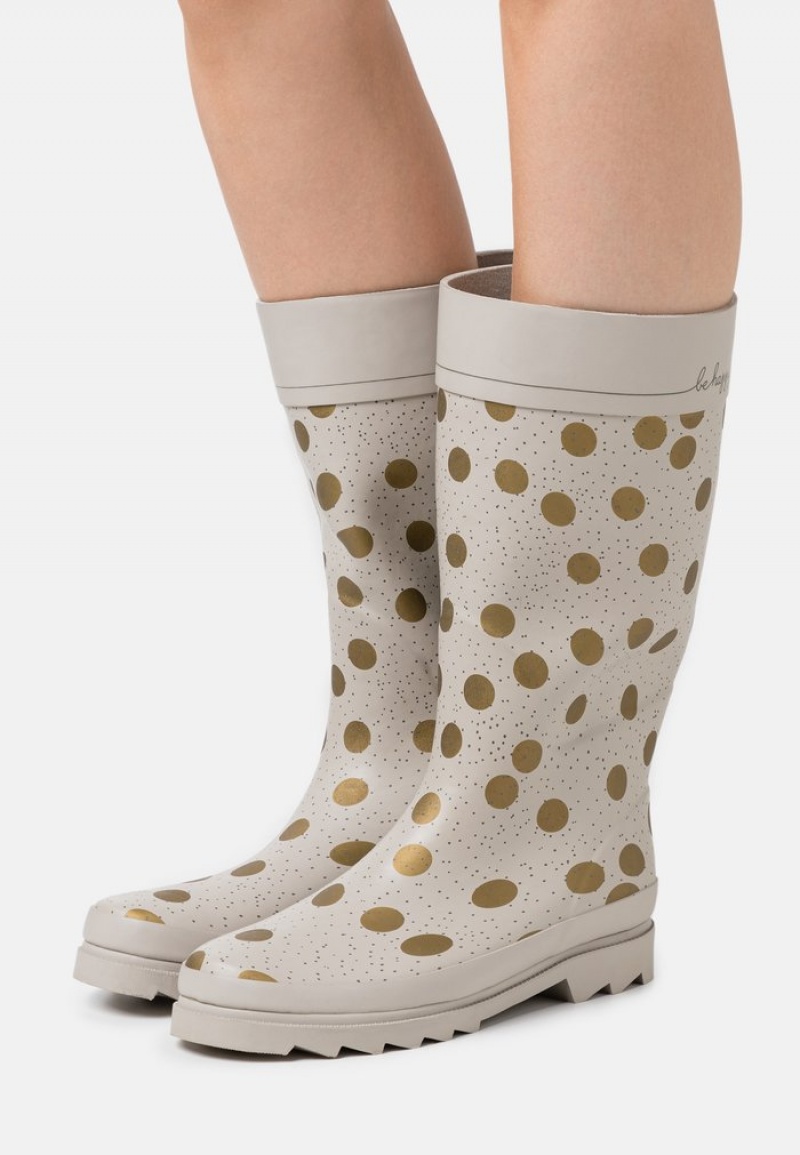 Anna Field Promo Wellies Støvler Dame Beige | NO-ZEJVD-5891