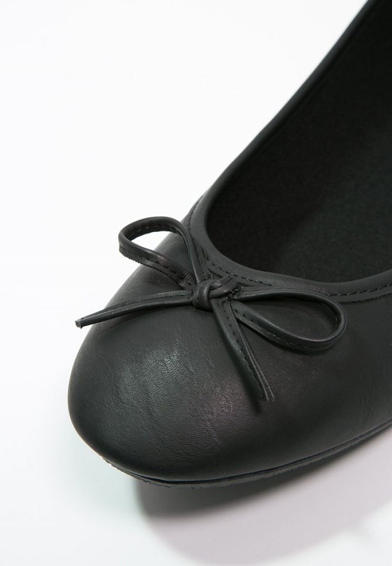 Anna Field Top 10 Ballet Pumps Ballerinasko Dame Svarte | NO-JCGFP-6312